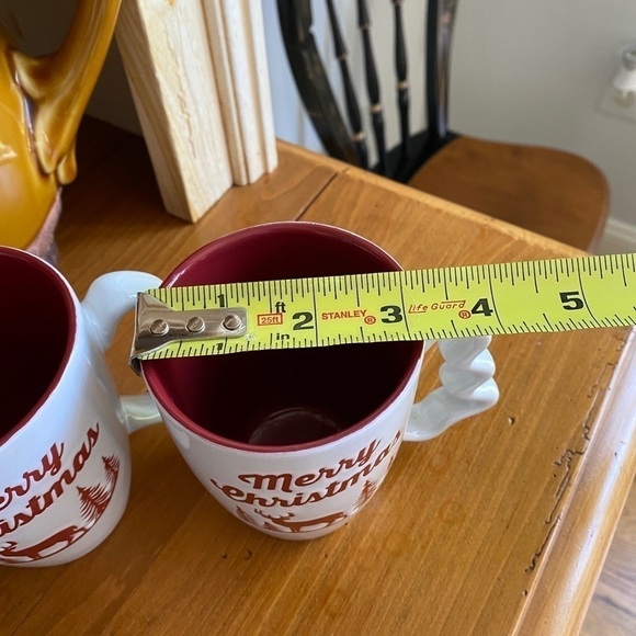 California Pantry Christmas 2020 Mug Set 2 with Reindeer and Christmas Trees - Picture 8 of 10
